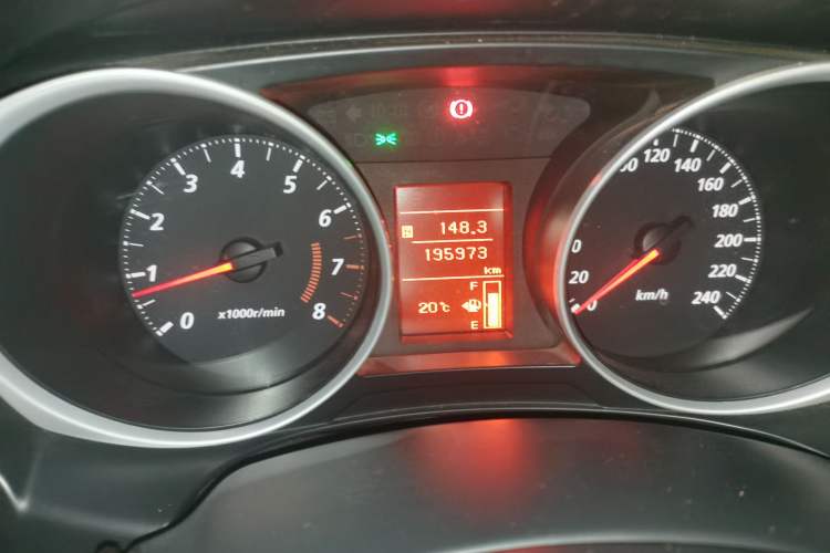 Used Mitsubishi ASX 2013 2.0L Manual Two-Wheel Drive Comfort Edition Odometer Close Up