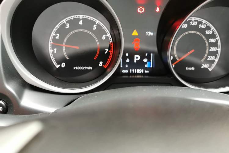 Used Mitsubishi ASX 2013 2.0L CVT 4x4 Flagship Edition Odometer Close Up