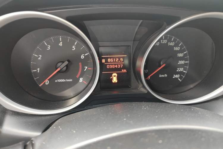 Used Mitsubishi ASX 2013 1.6L Manual Two-Wheel Drive Standard Edition Odometer Close Up