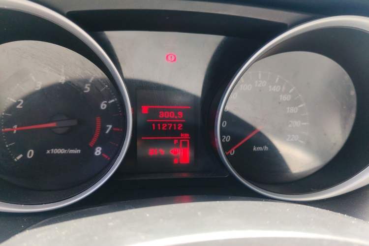 Used Mitsubishi ASX 2013 1.6L Manual Two-Wheel Drive Standard Edition Odometer Close Up