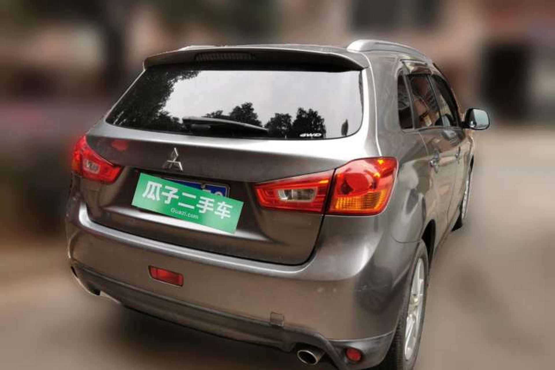 Used Mitsubishi ASX 2013 2.0L CVT 4x4 Flagship Edition Rear Right 45 Deg