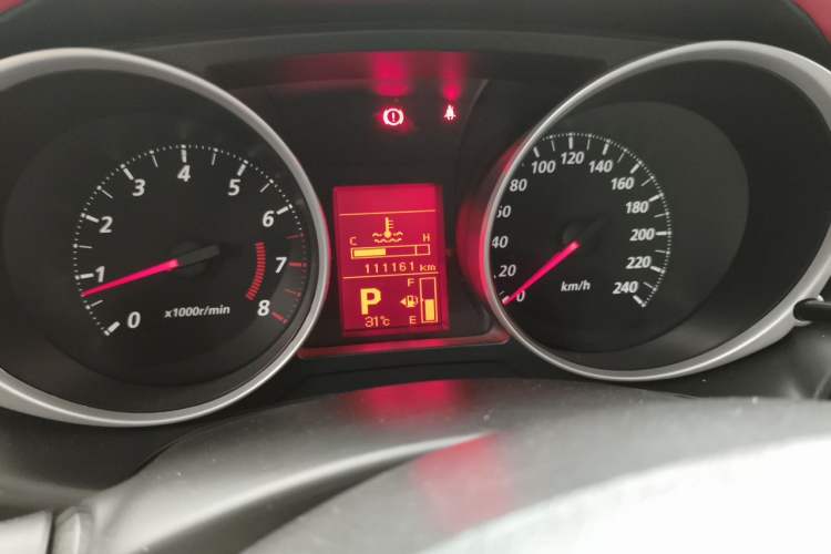 Used Mitsubishi ASX 2013 2.0L CVT Two-Wheel Drive Elite Edition Odometer Close Up