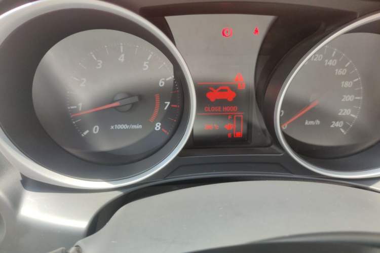 Used Mitsubishi ASX 2013 2.0L Manual Two-Wheel Drive Comfort Edition Odometer Close Up