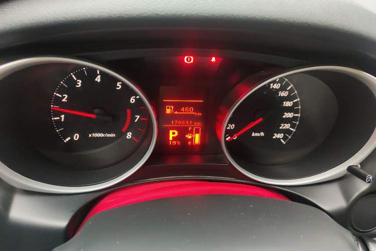Used Mitsubishi ASX 2013 2.0L CVT Two-Wheel Drive Elite Edition Odometer Close Up