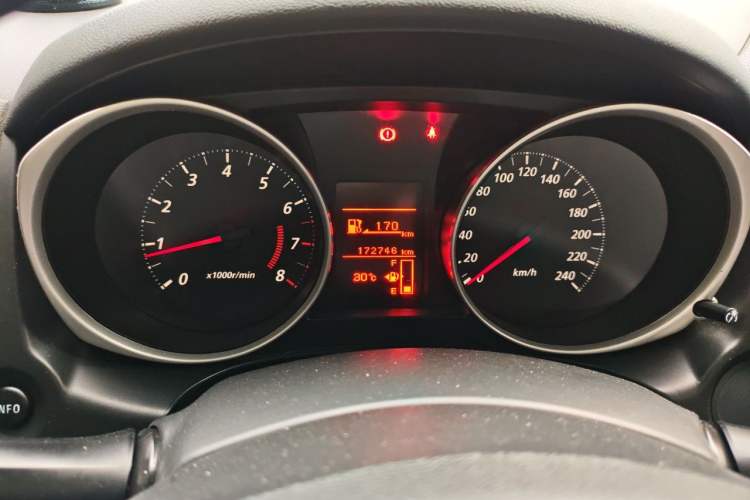 Used Mitsubishi ASX 2013 1.6L Manual Two-Wheel Drive Standard Edition Odometer Close Up
