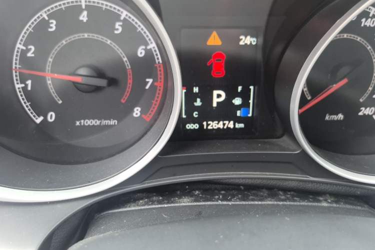 Used Mitsubishi ASX 2013 2.0L CVT Four-Wheel Drive Premium Edition Odometer Close Up