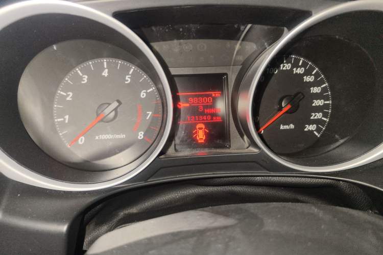 Used Mitsubishi ASX 2013 2.0L CVT Two-Wheel Drive Elite Edition Odometer Close Up