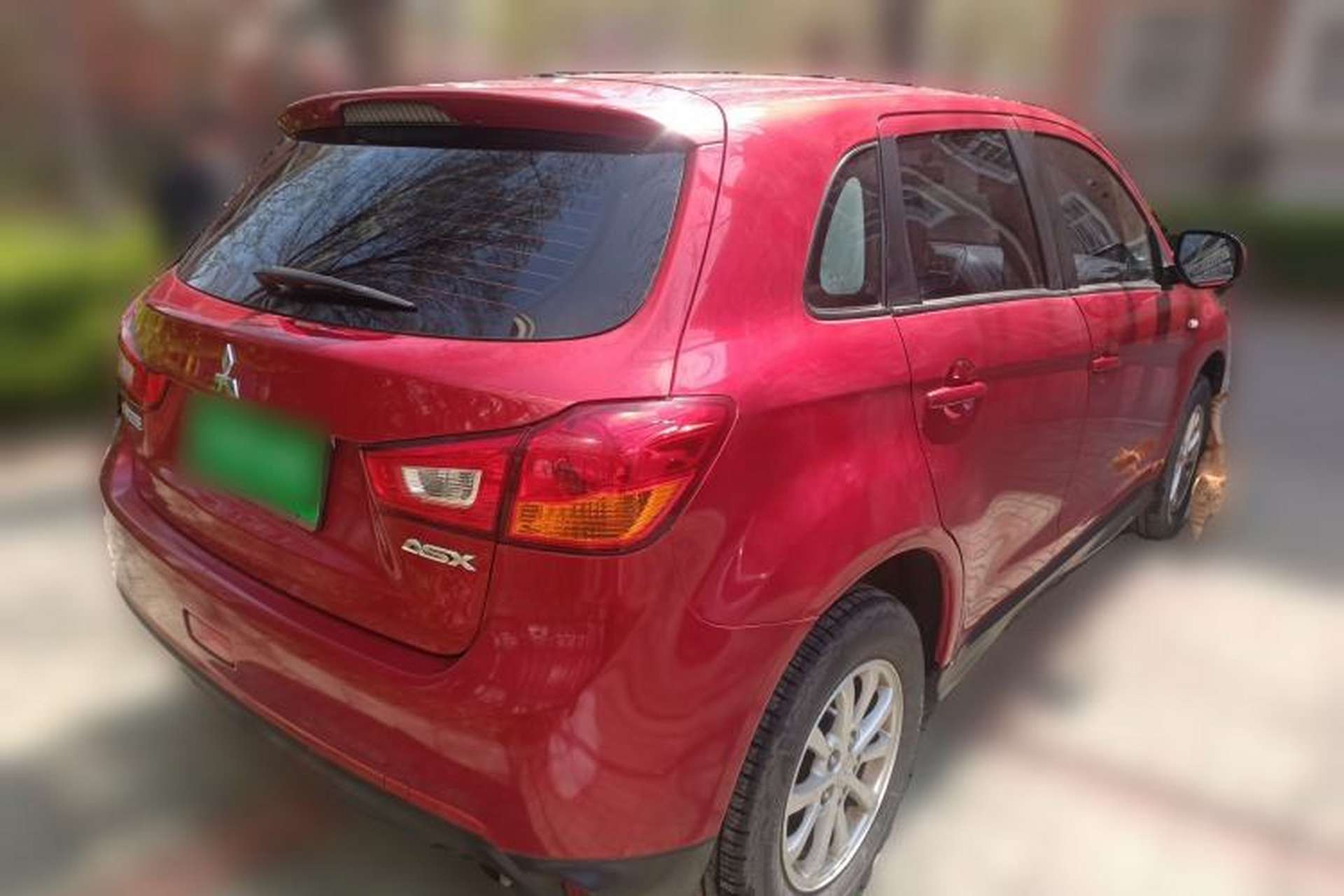 Used Mitsubishi ASX 2013 2.0L CVT Two-Wheel Drive Elite Edition Rear Right 45 Deg