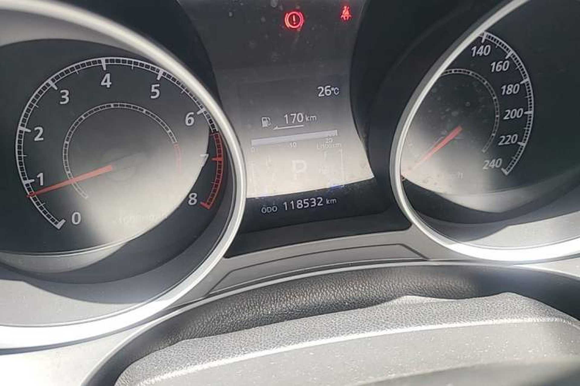 Used Mitsubishi ASX 2013 2.0L CVT Two-Wheel Drive Luxury Edition Odometer Close Up