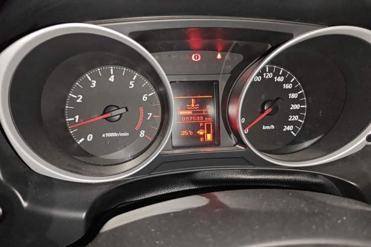 Used Mitsubishi ASX 2013 2.0L Manual Two-Wheel Drive Comfort Edition Odometer Close Up