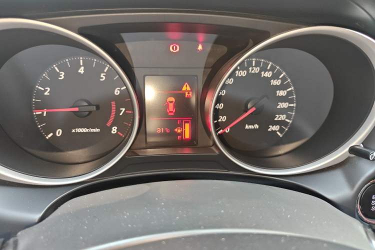 Used Mitsubishi ASX 2013 2.0L Manual Two-Wheel Drive Comfort Edition Odometer Close Up