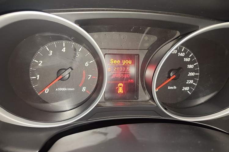 Used Mitsubishi ASX 2013 1.6L Manual Two-Wheel Drive Standard Edition Odometer Close Up