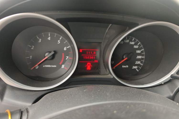 Used Mitsubishi ASX 2013 1.6L Manual Two-Wheel Drive Standard Edition Odometer Close Up