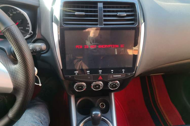 Used Mitsubishi ASX 2013 2.0L CVT Two-Wheel Drive Elite Edition Audio And AC Panel