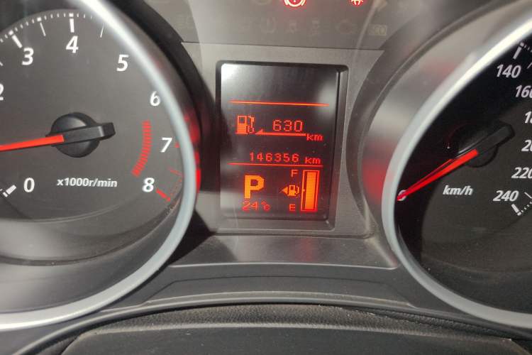 Used Mitsubishi ASX 2013 2.0L CVT Two-Wheel Drive Elite Edition Odometer Close Up