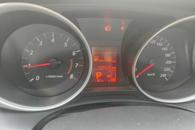 Used Mitsubishi ASX 2013 2.0L CVT Two-Wheel Drive Elite Edition Odometer Close Up
