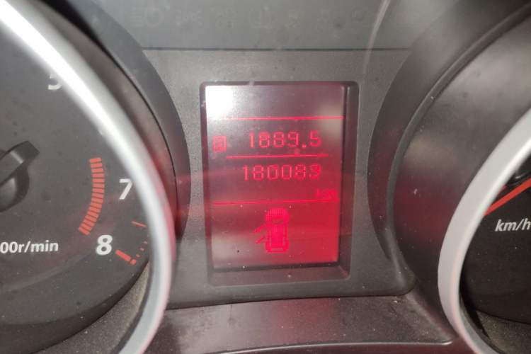 Used Mitsubishi ASX 2013 2.0L Manual Two-Wheel Drive Comfort Edition Odometer Close Up