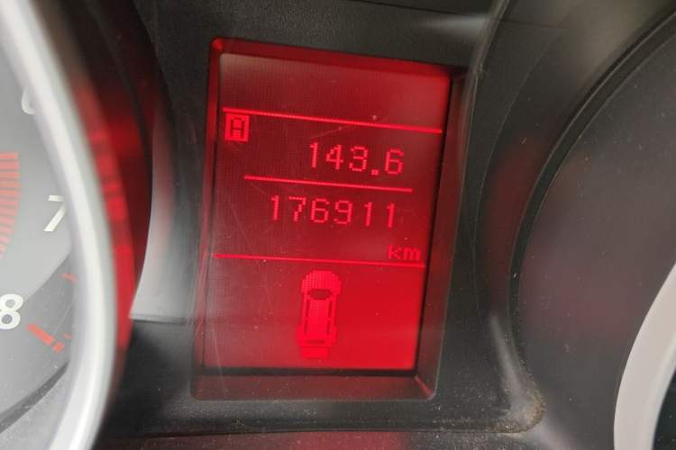 Used Mitsubishi ASX 2013 2.0L CVT Two-Wheel Drive Elite Edition Odometer Close Up