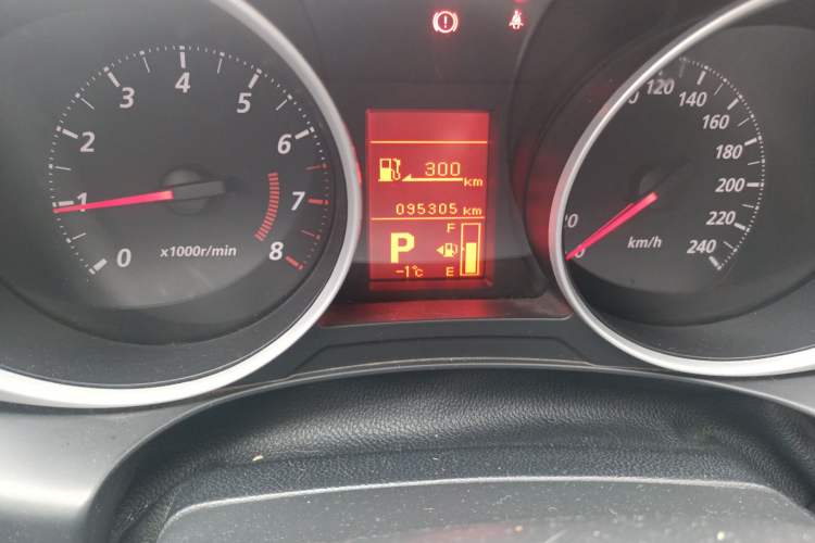 Used Mitsubishi ASX 2013 2.0L CVT Two-Wheel Drive Elite Edition Odometer Close Up
