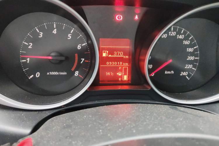Used Mitsubishi ASX 2013 1.6L Manual Two-Wheel Drive Standard Edition Odometer Close Up