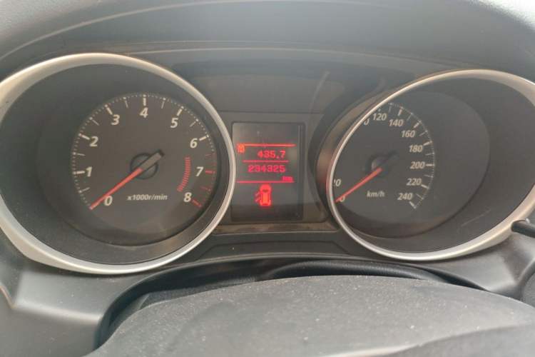 Used Mitsubishi ASX 2013 1.6L Manual Two-Wheel Drive Standard Edition Odometer Close Up