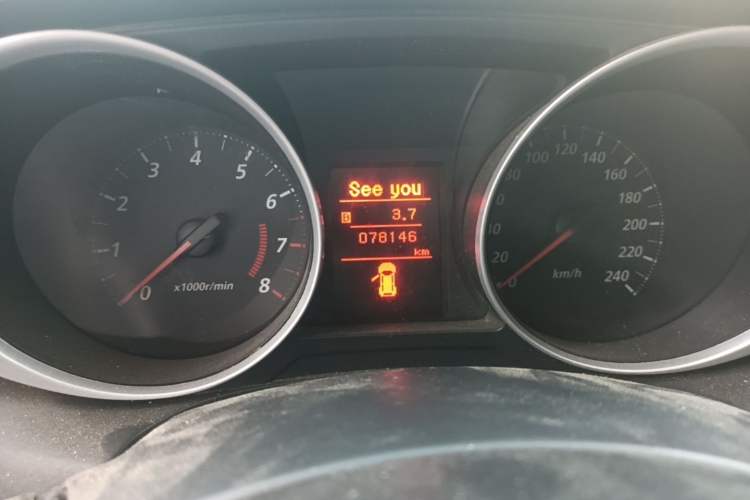 Used Mitsubishi ASX 2013 1.6L Manual Two-Wheel Drive Standard Edition Odometer Close Up