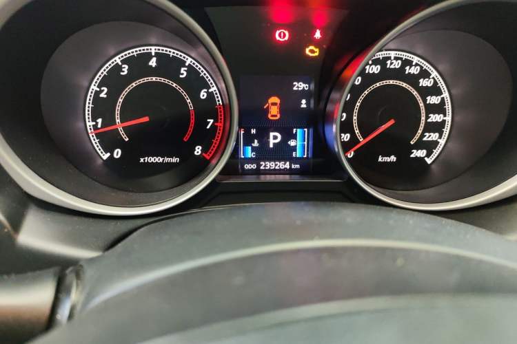 Used Mitsubishi ASX 2013 2.0L CVT Two-Wheel Drive Luxury Edition Odometer Close Up