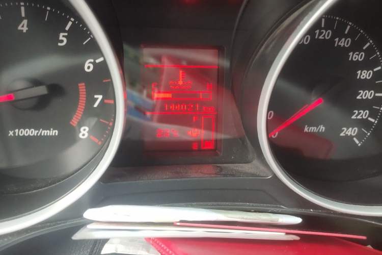 Used Mitsubishi ASX 2013 1.6L Manual Two-Wheel Drive Standard Edition Odometer Close Up