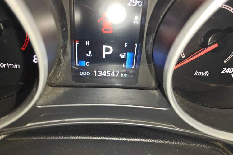 Used Mitsubishi ASX 2013 2.0L CVT Two-Wheel Drive Luxury Edition Odometer Close Up
