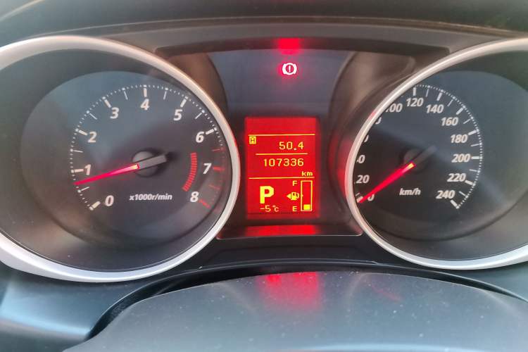 Used Mitsubishi ASX 2013 2.0L CVT Two-Wheel Drive Elite Edition Odometer Close Up