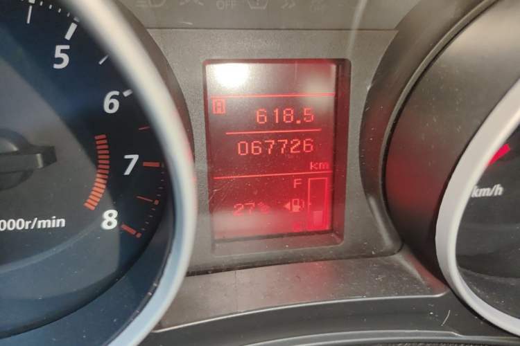 Used Mitsubishi ASX 2013 2.0L Manual Two-Wheel Drive Comfort Edition Odometer Close Up