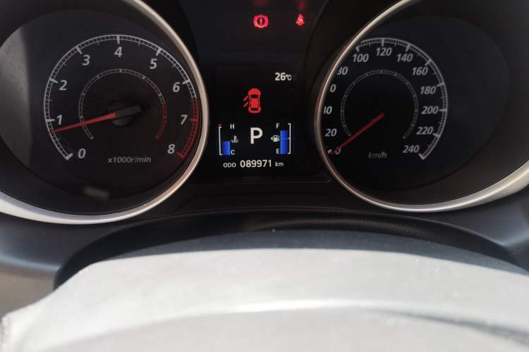 Used Mitsubishi ASX 2013 2.0L CVT Four-Wheel Drive Premium Edition Odometer Close Up