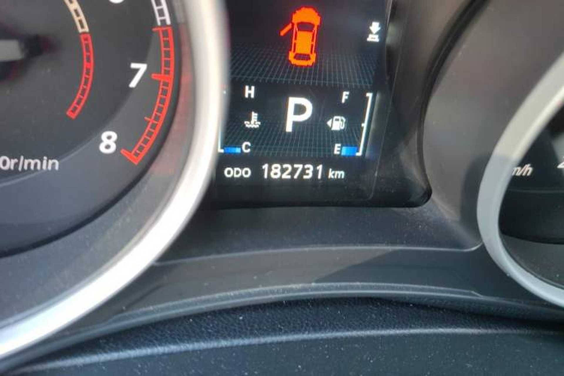 Used Mitsubishi ASX 2013 2.0L CVT Two-Wheel Drive Luxury Edition Odometer Close Up