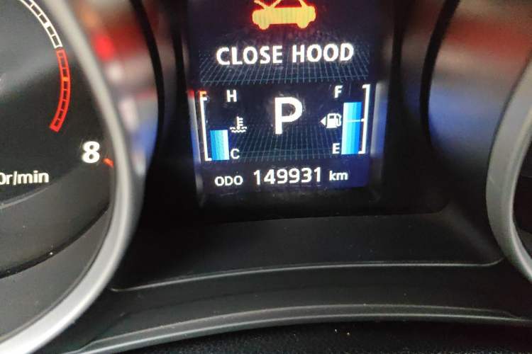 Used Mitsubishi ASX 2013 2.0L CVT Four-Wheel Drive Premium Edition Odometer Close Up