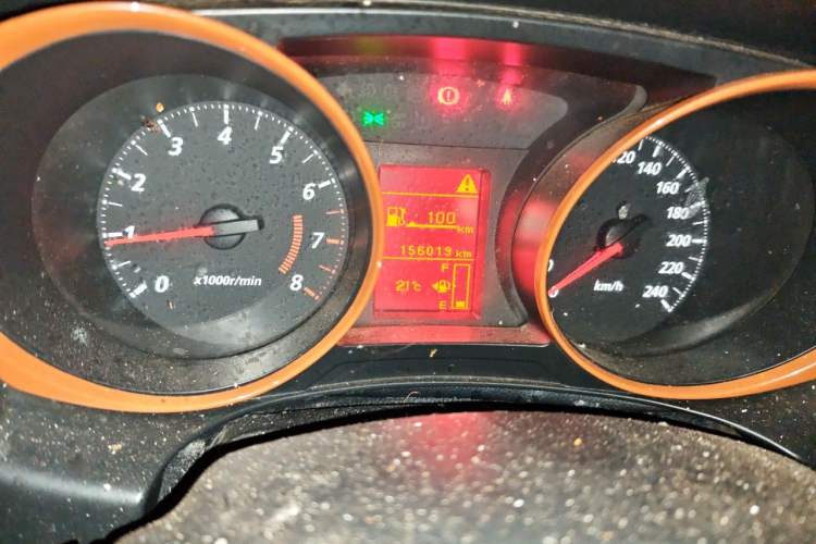 Used Mitsubishi ASX 2013 1.6L Manual Two-Wheel Drive Standard Edition Odometer Close Up