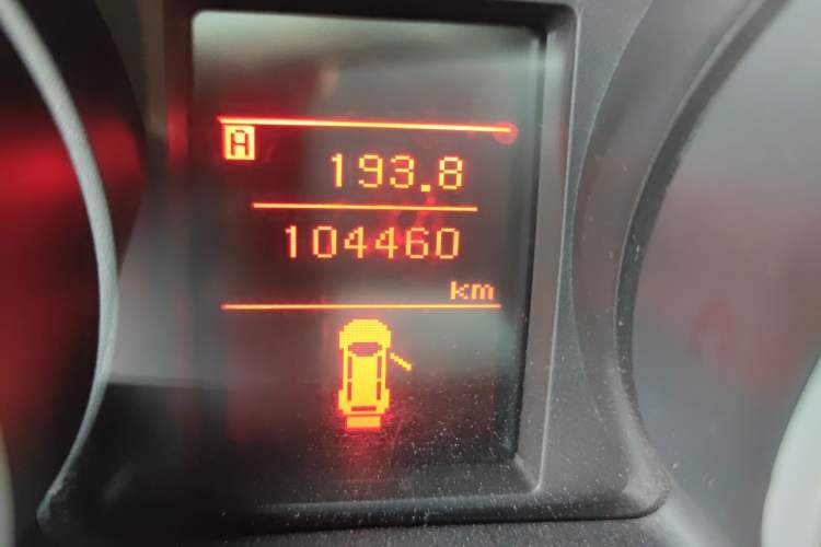 Used Mitsubishi ASX 2013 2.0L CVT Two-Wheel Drive Elite Edition Odometer Close Up