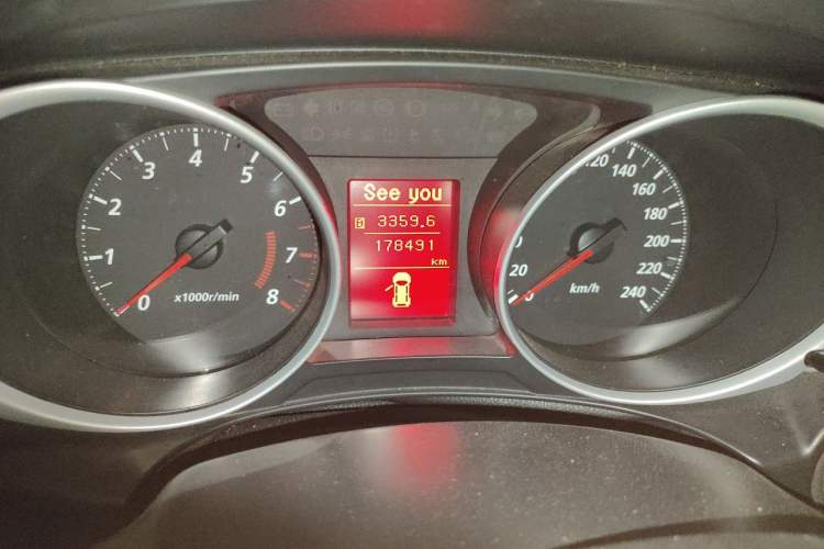 Used Mitsubishi ASX 2013 1.6L Manual Two-Wheel Drive Standard Edition Odometer Close Up