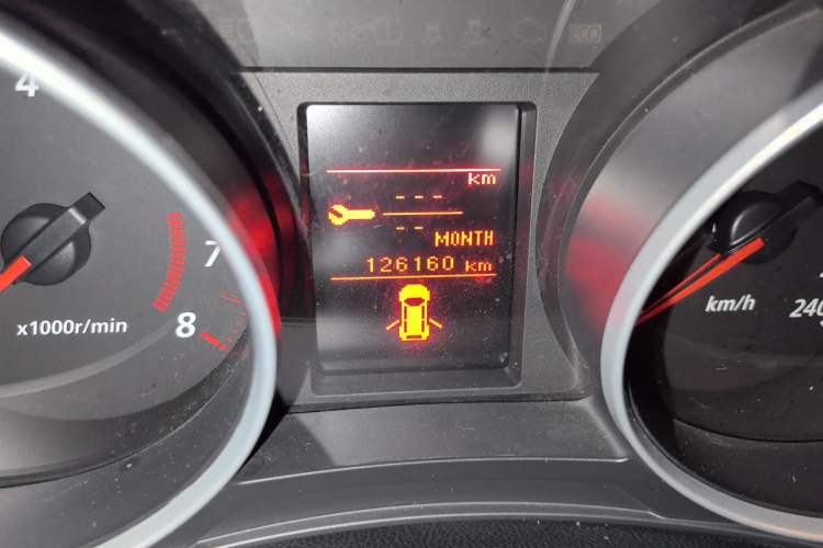 Used Mitsubishi ASX 2013 2.0L CVT Two-Wheel Drive Elite Edition Odometer Close Up