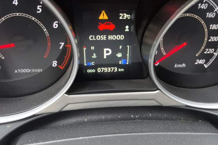 Used Mitsubishi ASX 2013 2.0L CVT Two-Wheel Drive Luxury Edition Odometer Close Up