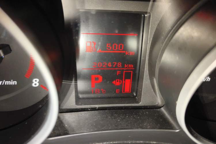 Used Mitsubishi ASX 2013 2.0L CVT Two-Wheel Drive Elite Edition Odometer Close Up