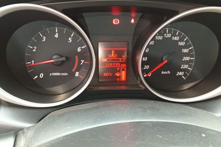 Used Mitsubishi ASX 2013 1.6L Manual Two-Wheel Drive Standard Edition Odometer Close Up