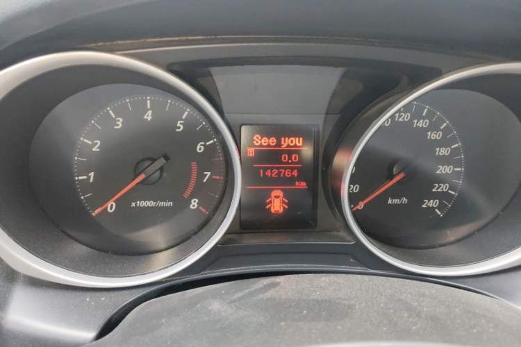 Used Mitsubishi ASX 2013 1.6L Manual Two-Wheel Drive Standard Edition Odometer Close Up