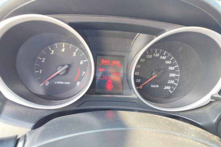 Used Mitsubishi ASX 2013 1.6L Manual Two-Wheel Drive Standard Edition Odometer Close Up