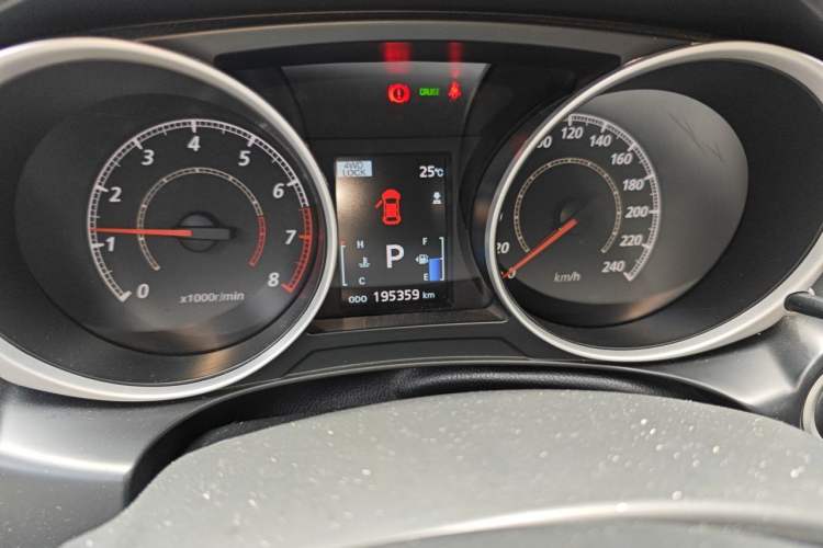 Used Mitsubishi ASX 2013 2.0L CVT Four-Wheel Drive Premium Edition Odometer Close Up