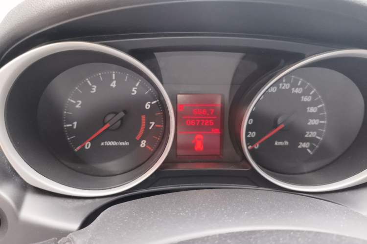 Used Mitsubishi ASX 2013 1.6L Manual Two-Wheel Drive Standard Edition Odometer Close Up