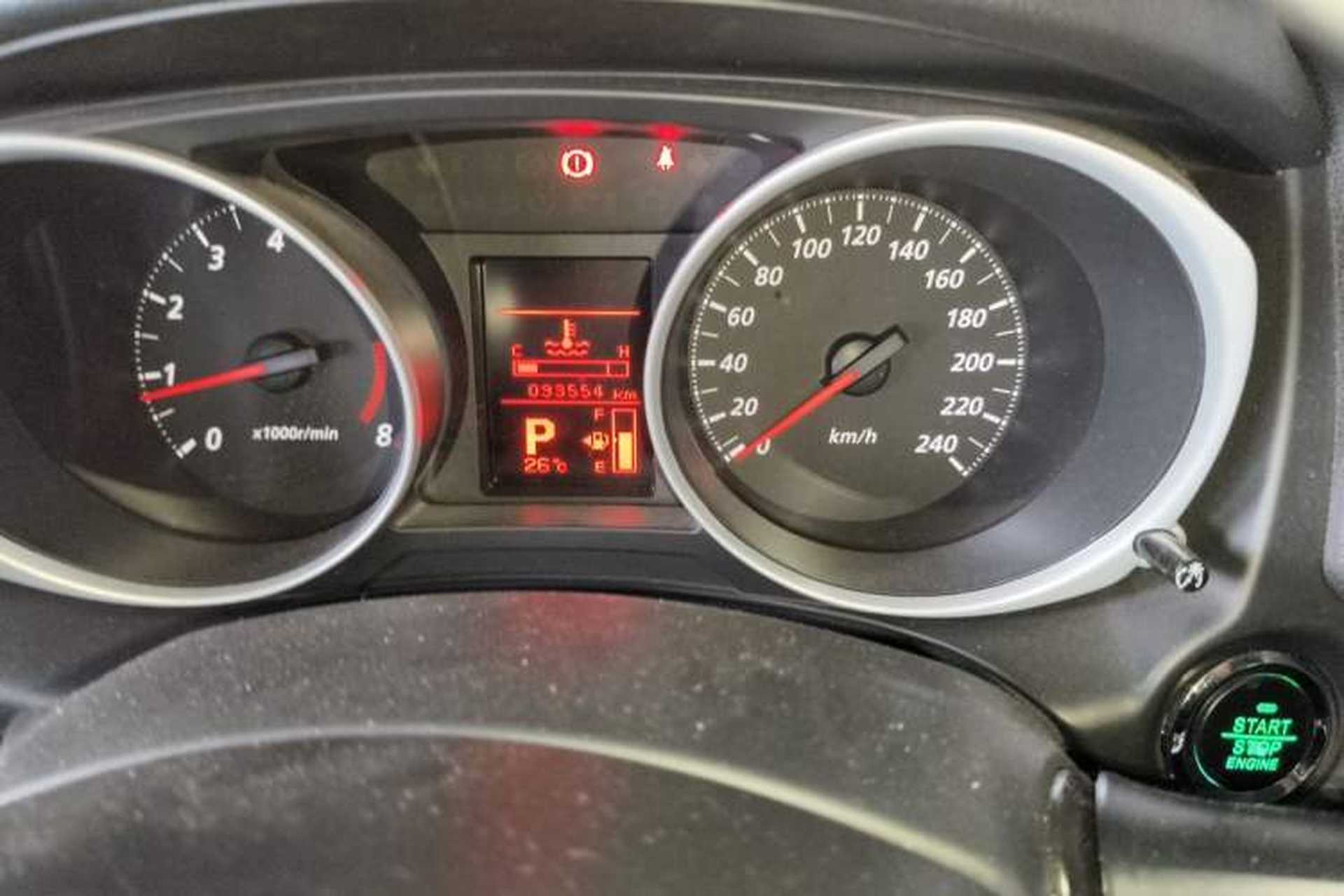 Used Mitsubishi ASX 2013 2.0L CVT Two-Wheel Drive Elite Edition Odometer Close Up