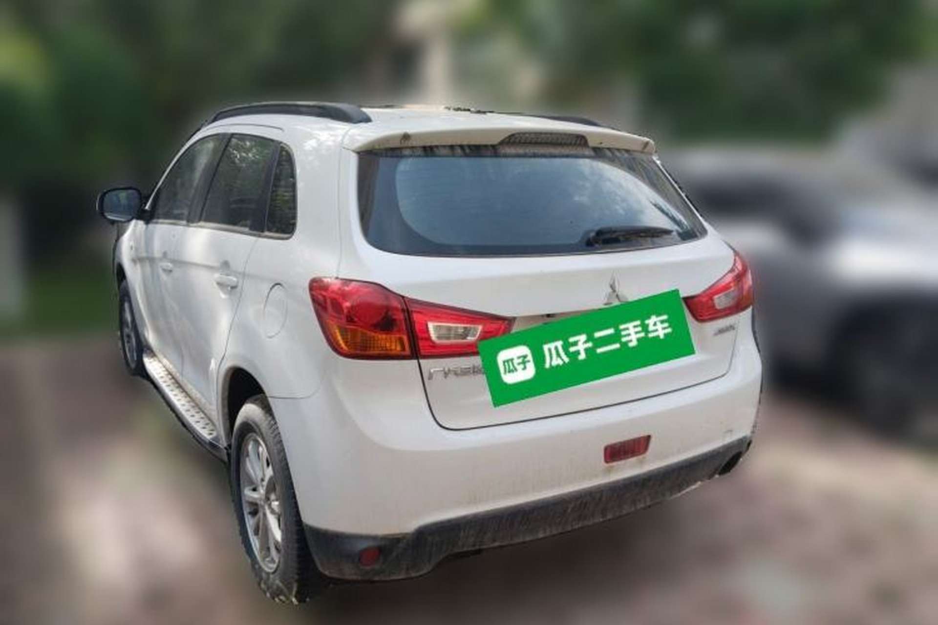 Used Mitsubishi ASX 2013 1.6L Manual Two-Wheel Drive Standard Edition Rear Left 45 Deg
