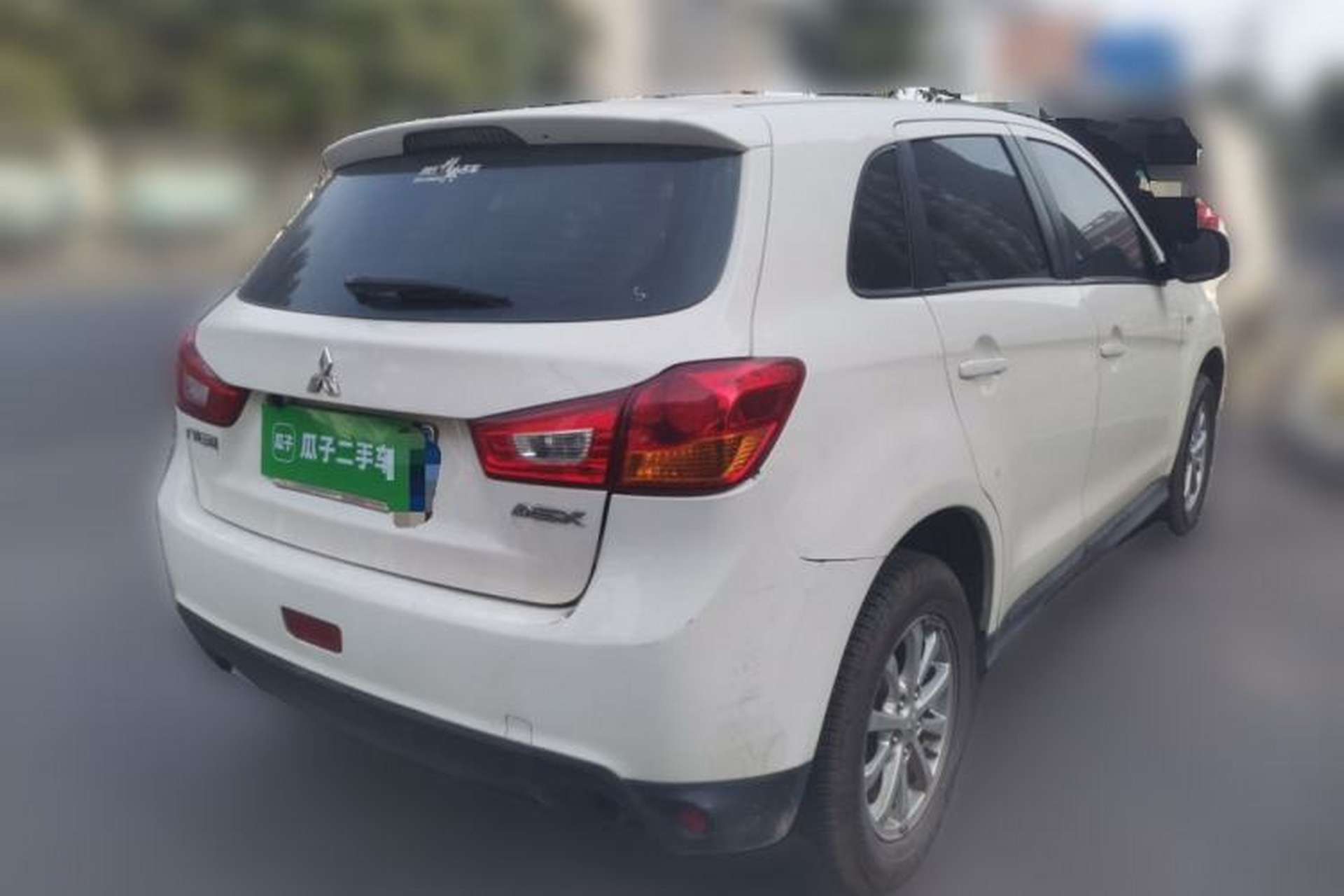 Used Mitsubishi ASX 2013 2.0L CVT Two-Wheel Drive Elite Edition Rear Right 45 Deg