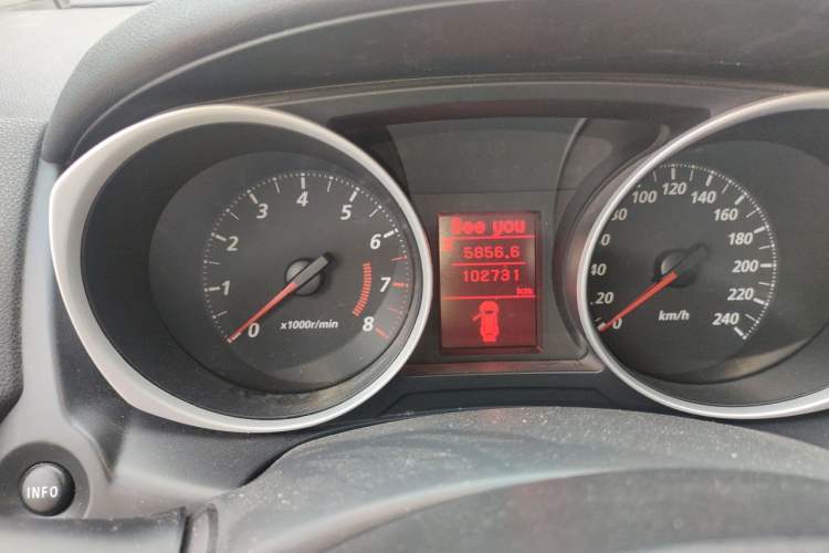 Used Mitsubishi ASX 2015 2.0L CVT Two-Wheel Drive Elite Edition Odometer Close Up