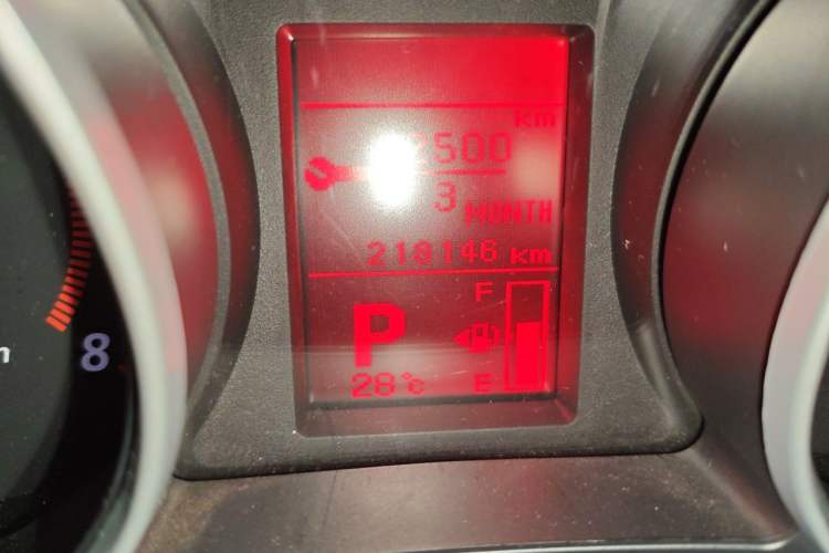 Used Mitsubishi ASX 2015 2.0L CVT Two-Wheel Drive Elite Edition Odometer Close Up